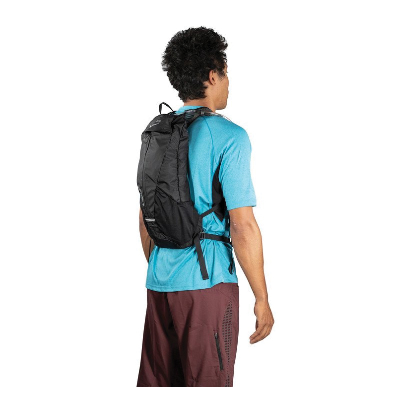 Osprey Katari Series 10001769 Mountain Biking Hydration Pack, 18.1 in L, 7-1/2 in W, 7 L Volume, Zipper, Nylon/Polyester - 4