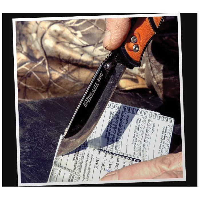 Outdoor Edge Razorlite Series RLU-40 EDC Knife, 3-1/2 in L Blade, Stainless Steel Blade, 8 in OAL - 4