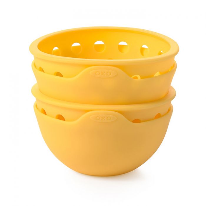 Oxo 11207000 Egg Poacher, 3-1/2 in L, Silicone, Yellow - 5