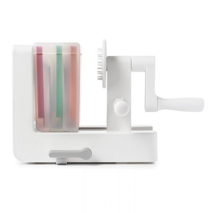 Oxo 11151400 Tabletop Spiralizer, 9-3/4 in L, Nylon/Plastic/Stainless Steel, Green/Orange/Red/White - 3