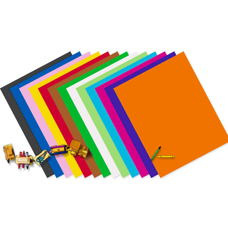 Pacon P5449-1 Railroad Art Board, 6-Ply Thick, 22 x 28 in, Purple - 1