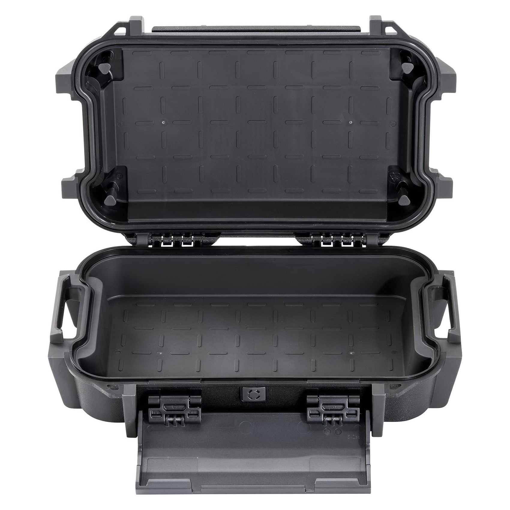 Pelican RKR400-BLK Ruck Case, Black, 9.84 in L, 6.12 in W, 2.89 in H, ABS/Polycarbonate - 3