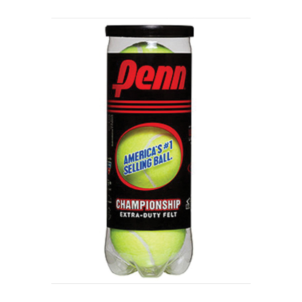 Penn 521401 Tennis Ball, Fiber/Natural Rubber, Multi-Color - 2