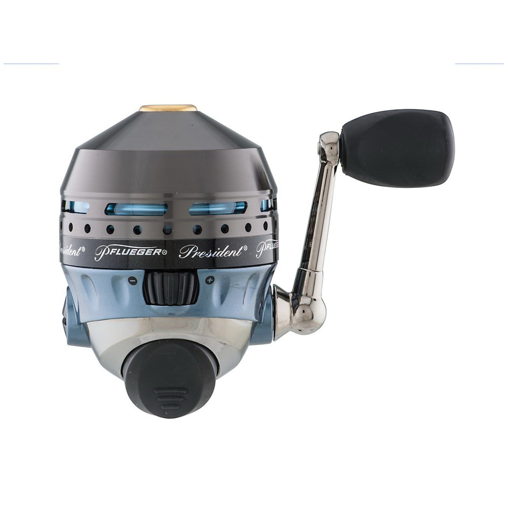 Pflueger President Series PRES6SCX Spin Cast Reel, 4/145, 6/90, 8/70 lb/yd Line, 3.1:1 Gear Ratio, Aluminum - 3