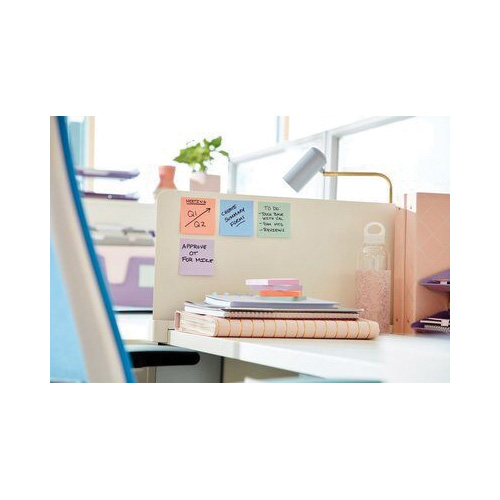 Post-it Bali 654-6SSNRP Sticky Note, 3 x 3 in, Assorted, 65-Sheet - 3