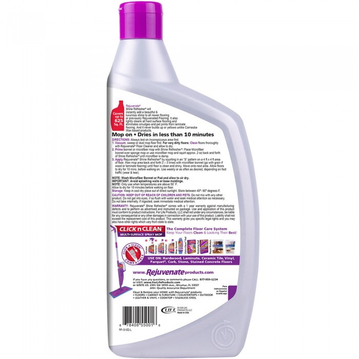 Rejuvenate RJRF32RTU Floor Cleaner, 32 fl-oz, Liquid, Clear - 2