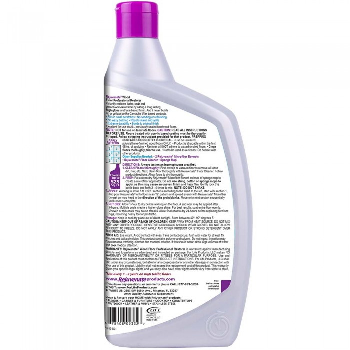 Rejuvenate RJ32PROFG Floor Cleaner, 32 oz, Milky White - 2
