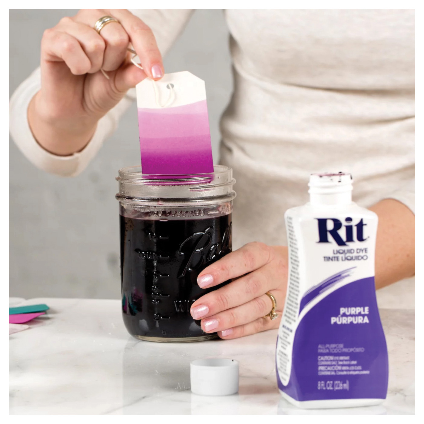 Rit Dye 83131 Fabric Dye, Powder, Purple, 1.125 oz - 3