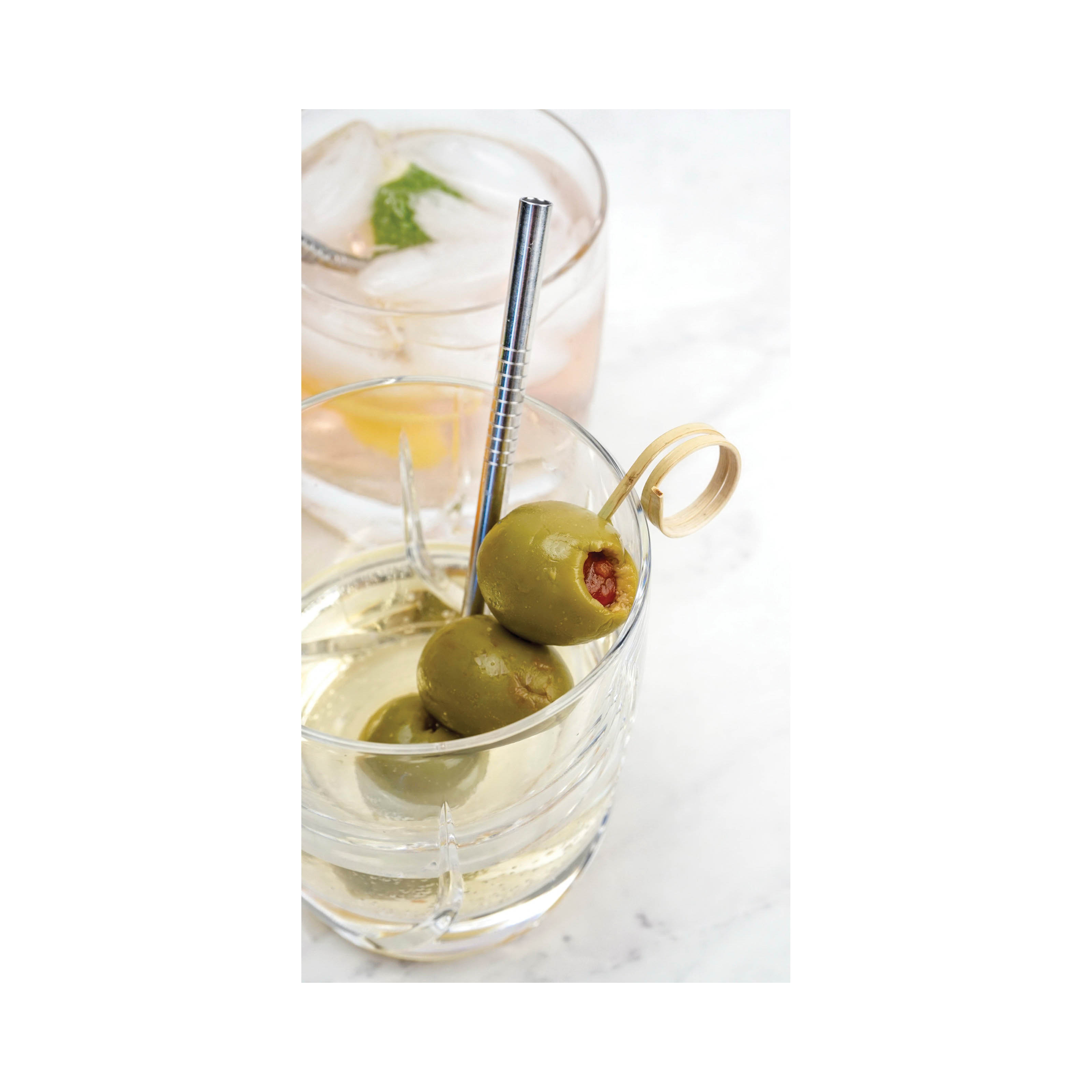 Endurance SIP-5CS Drinks Straw, 5 in L, Stainless Steel - 2