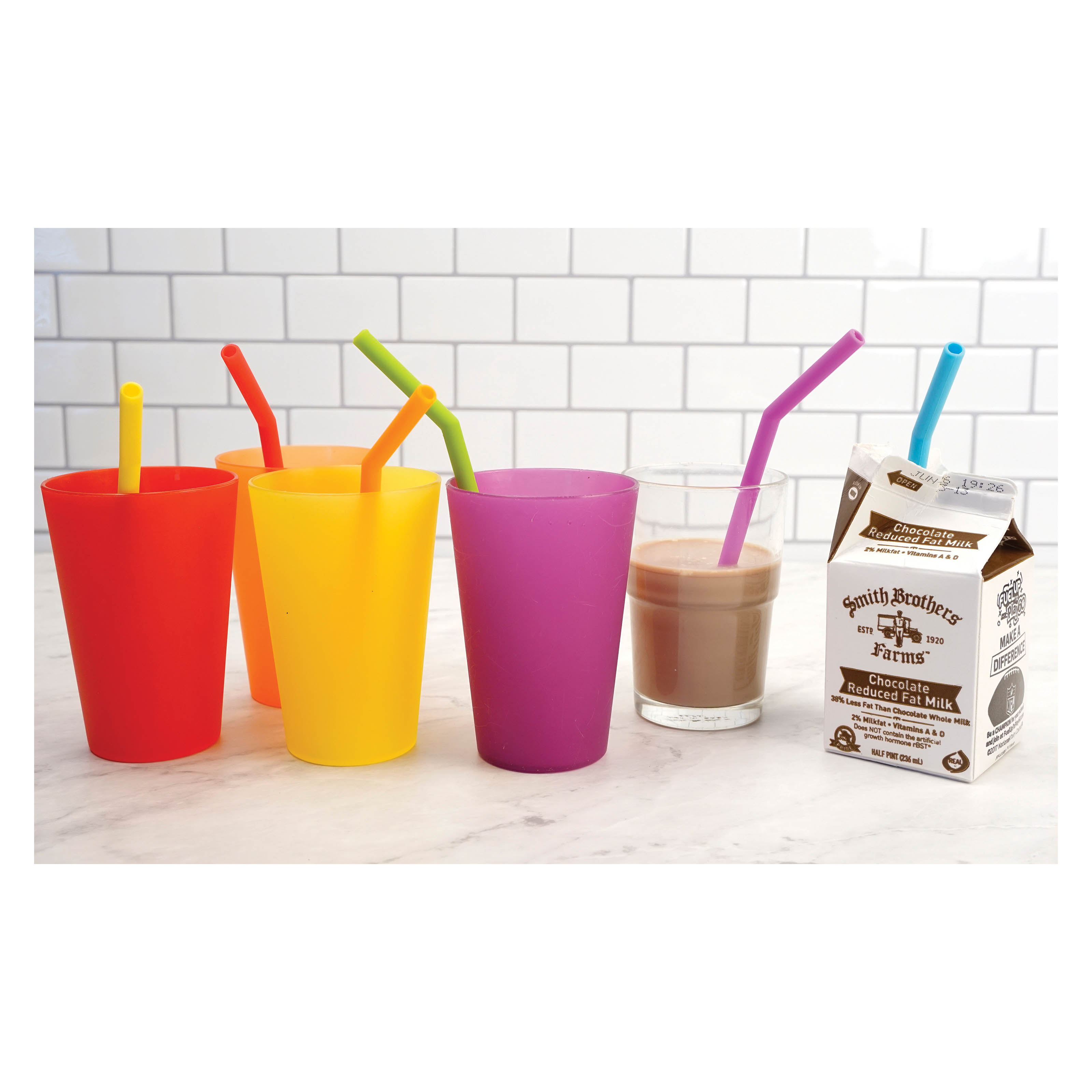 Endurance SILI-65 Drinks Straw, 6-1/2 in L, Silicone - 3
