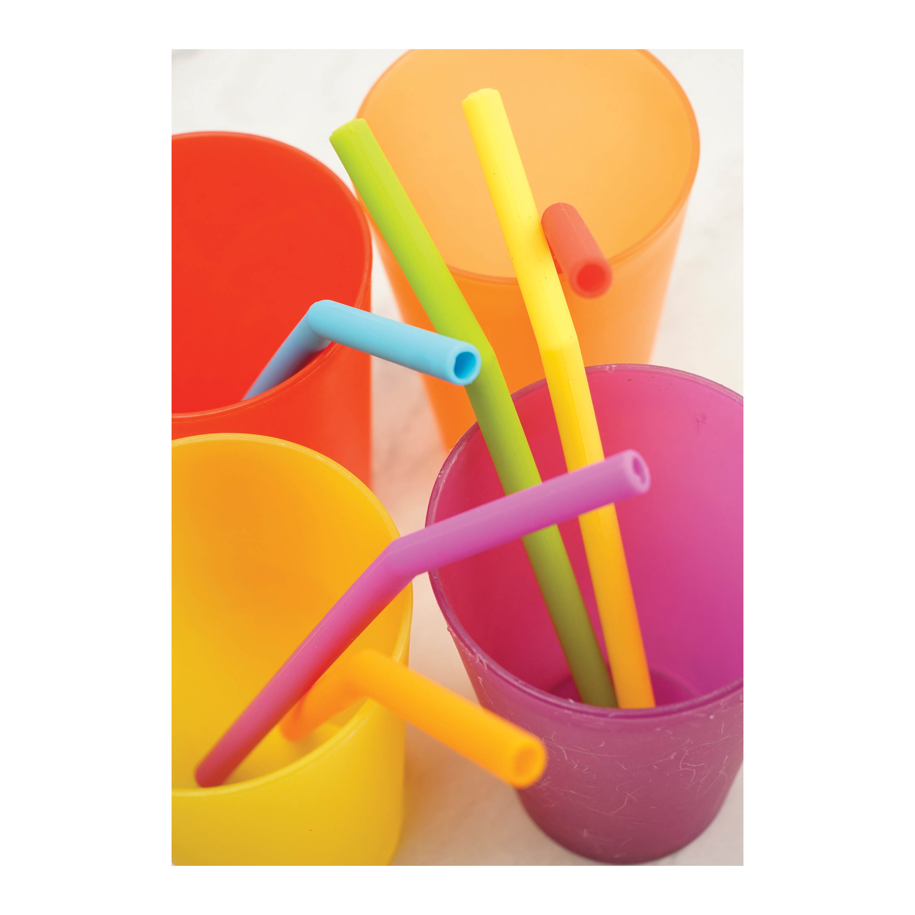 Endurance SILI-65 Drinks Straw, 6-1/2 in L, Silicone - 5