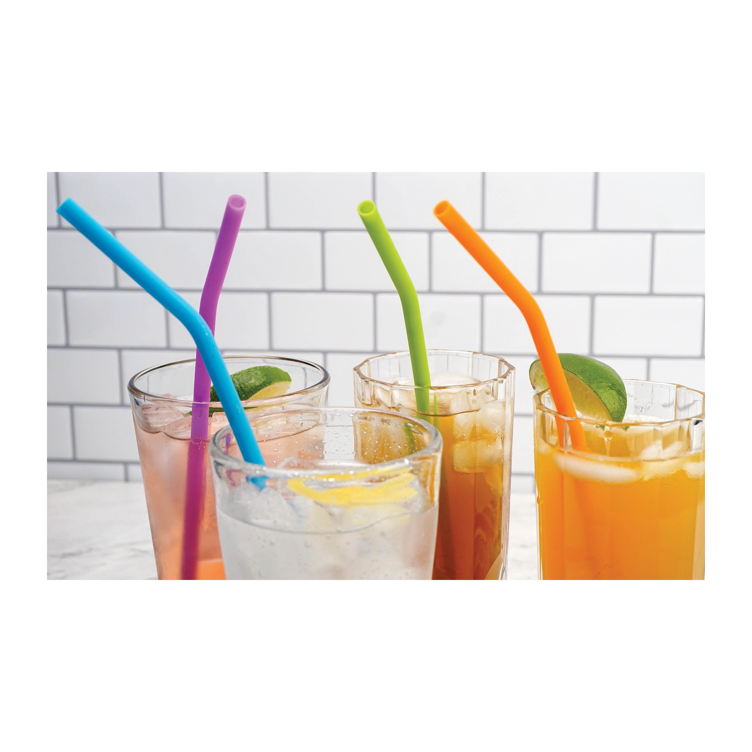 Endurance SILI-10 Drinks Straw, 10 in L, Silicone - 3