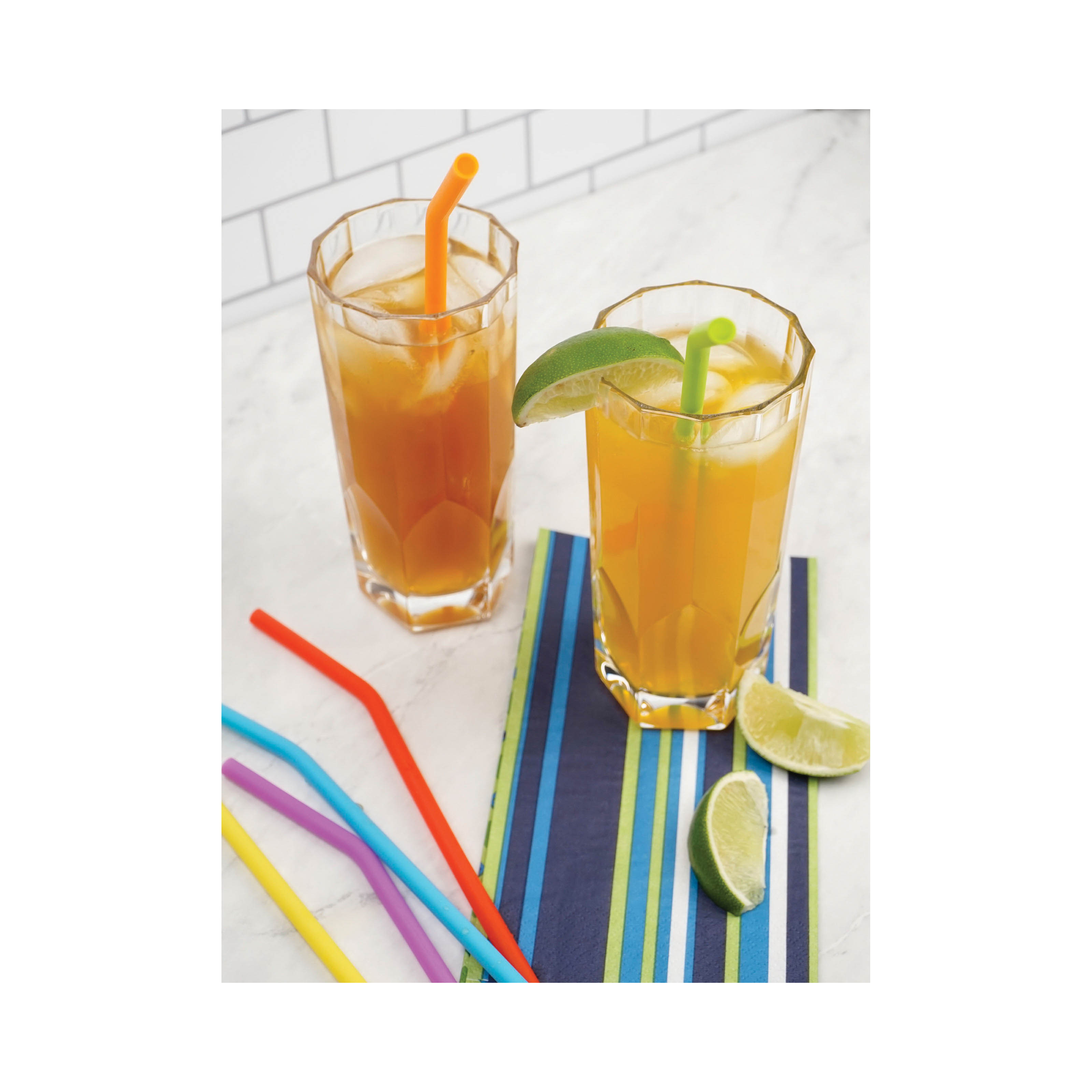 Endurance SILI-10 Drinks Straw, 10 in L, Silicone - 5