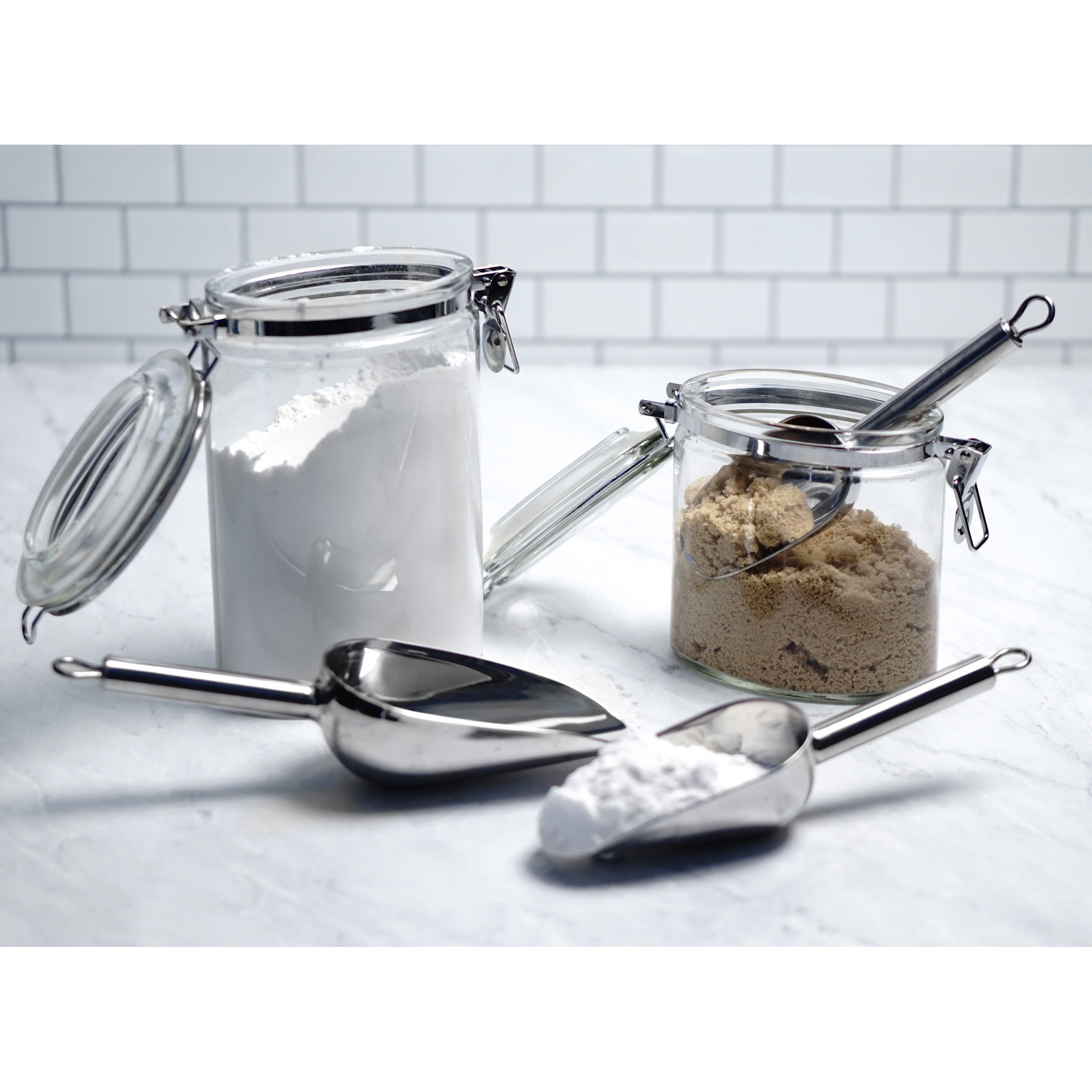 Endurance SCOOP-LG Scoop, 9 in L, Stainless Steel - 2