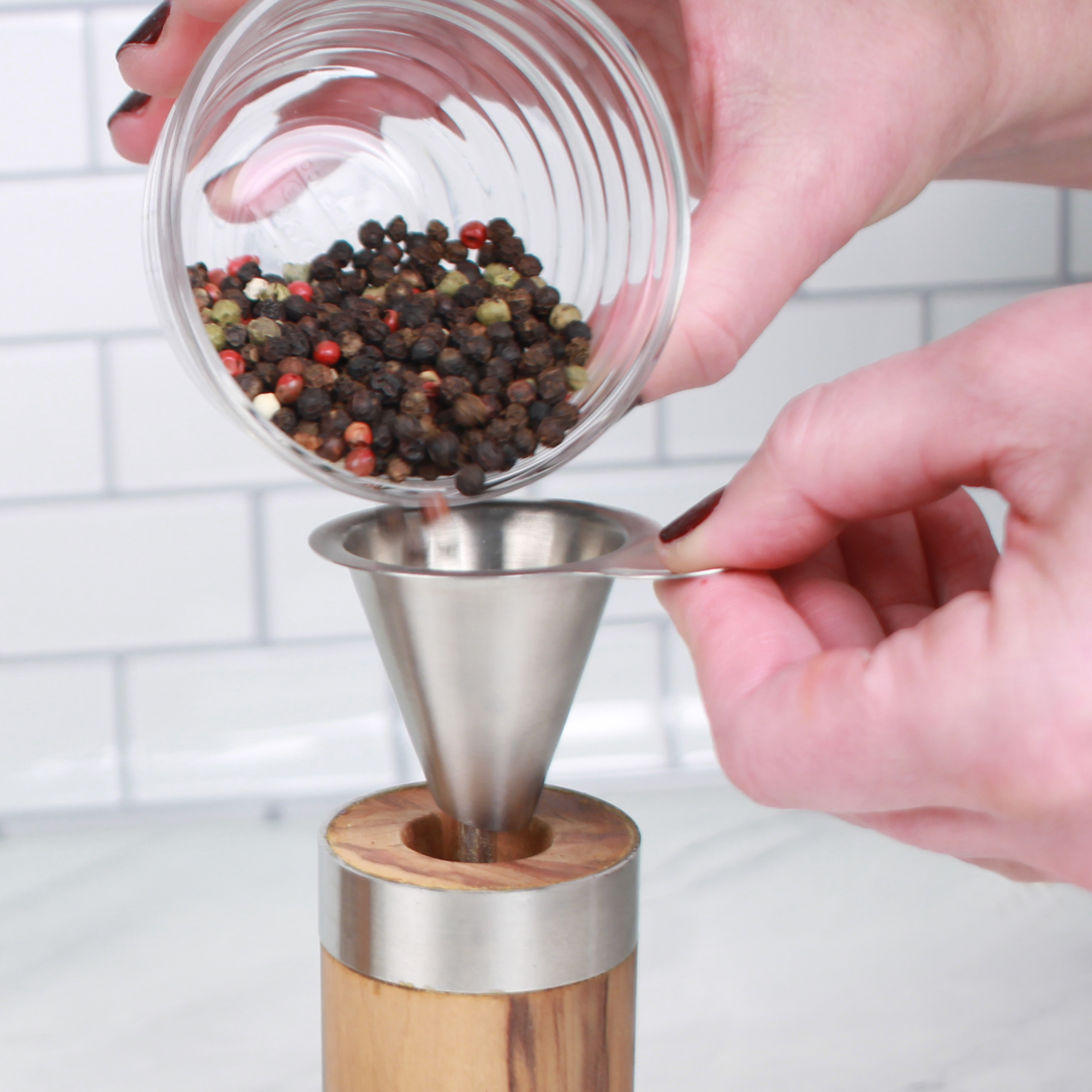 Endurance P-FUN Peppercorn Funnel, Stainless Steel - 3