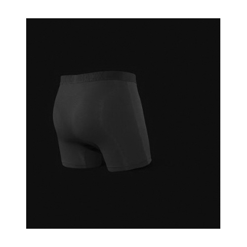 Saxx Ultra Series SXBB30F-BBB-S Boxer Briefs, S, Black, Spandex/Viscose, 30 to 32 in Waist, 5 in L Inseam - 2