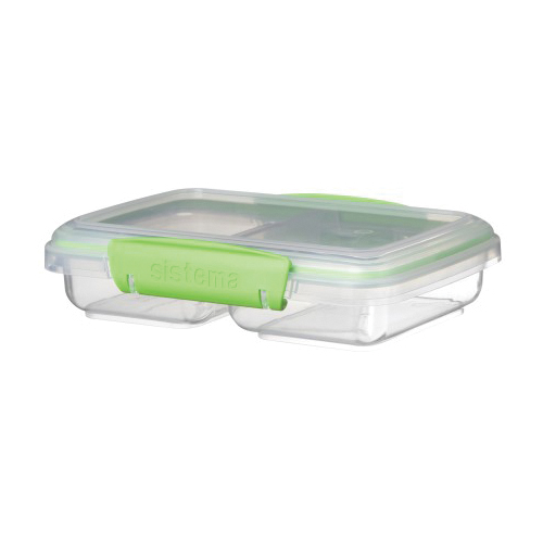 Sistema TO GO 21518 Storage Container, 11.83 oz Capacity, Plastic, Assorted, 6.89 in L, 4.53 in W, 1.65 in H - 4
