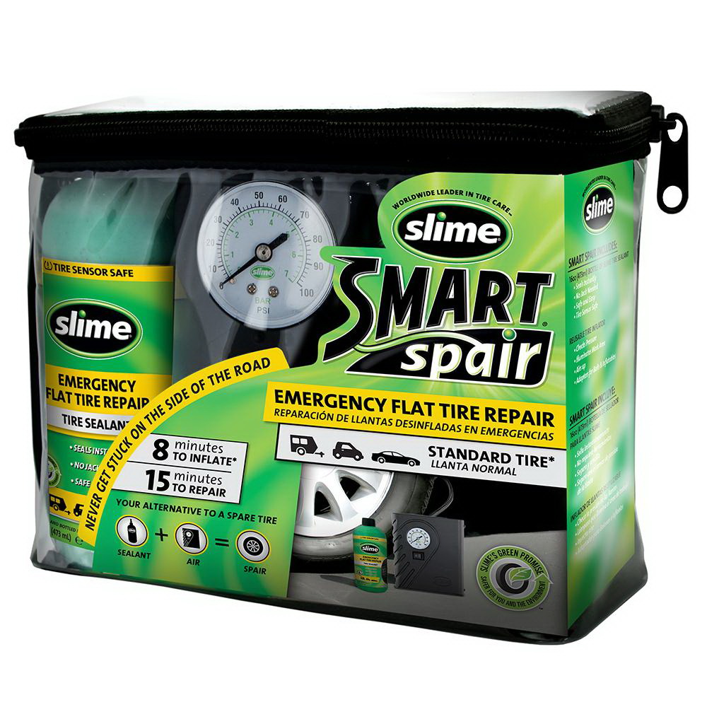 Slime 50107 Flat Tire Repair Kit, Aluminum/Plastic/Steel - 2