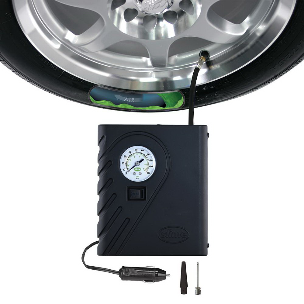 Slime 50107 Flat Tire Repair Kit, Aluminum/Plastic/Steel - 4