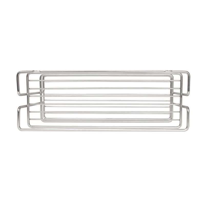 Spectrum A46578 Spice Rack, 1.3 lb, Steel, Satin Nickel, 4 in L, 11-3/4 in W, 7-3/4 in H - 4