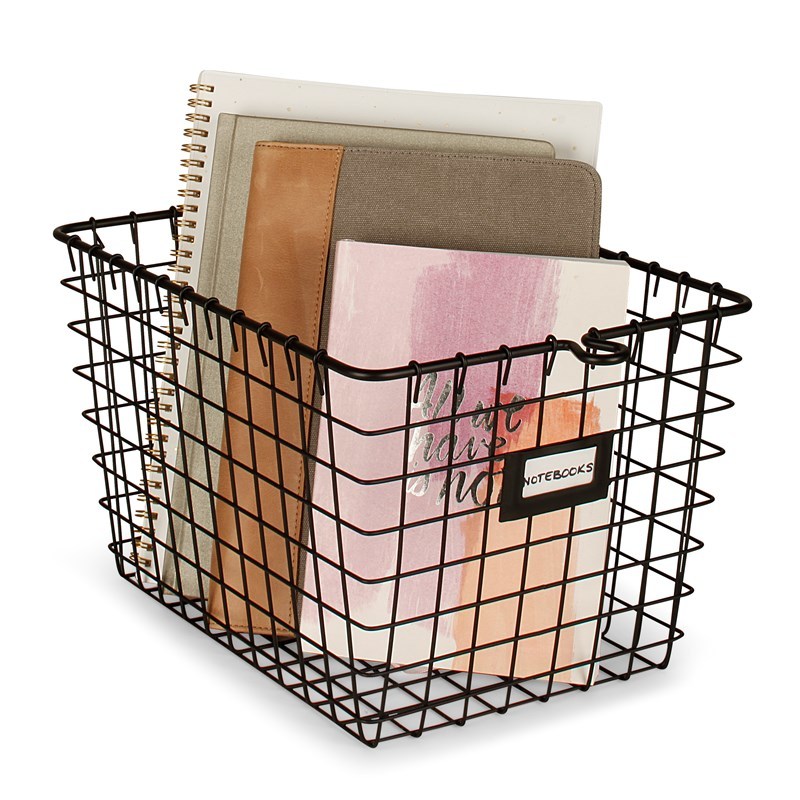 Spectrum 47870 Small Storage Basket, Steel - 5