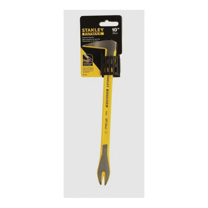 Fatmax 55-126 Claw Bar, 10 in L, Flat Tip, High Carbon Steel, Yellow, 1/2 in W - 3