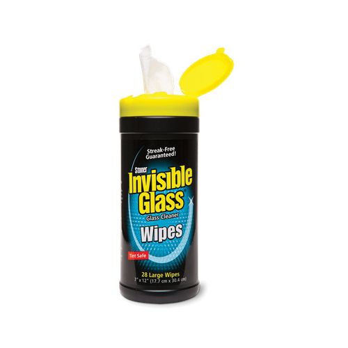 Stoner 7873250 Invisible Glass Wipes, Canister, Bulk Wipe, Mild Alcohol - 3