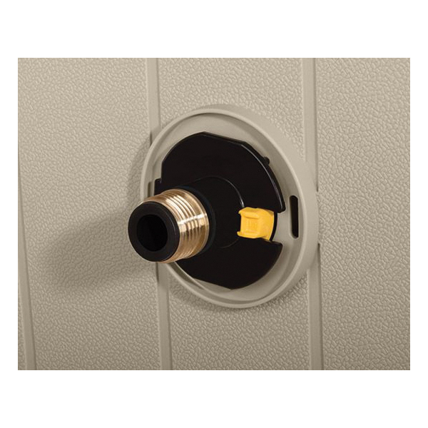 Suncast SMT212B Smart Tube Hose Hideaway with Brass Connections, 5/8 in Dia x 225 ft L Hose, 225 ft Capacity - 2