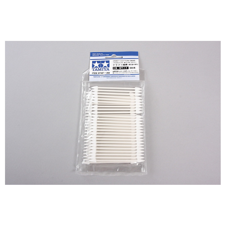 Tamiya 87107 Craft Swab, M, Cotton - 2