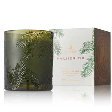 Thymes Frasier Fir 520535000 Glass Candle, 6.5 oz Candle, Aromatic Fragrance, 45 hr Burning - 3