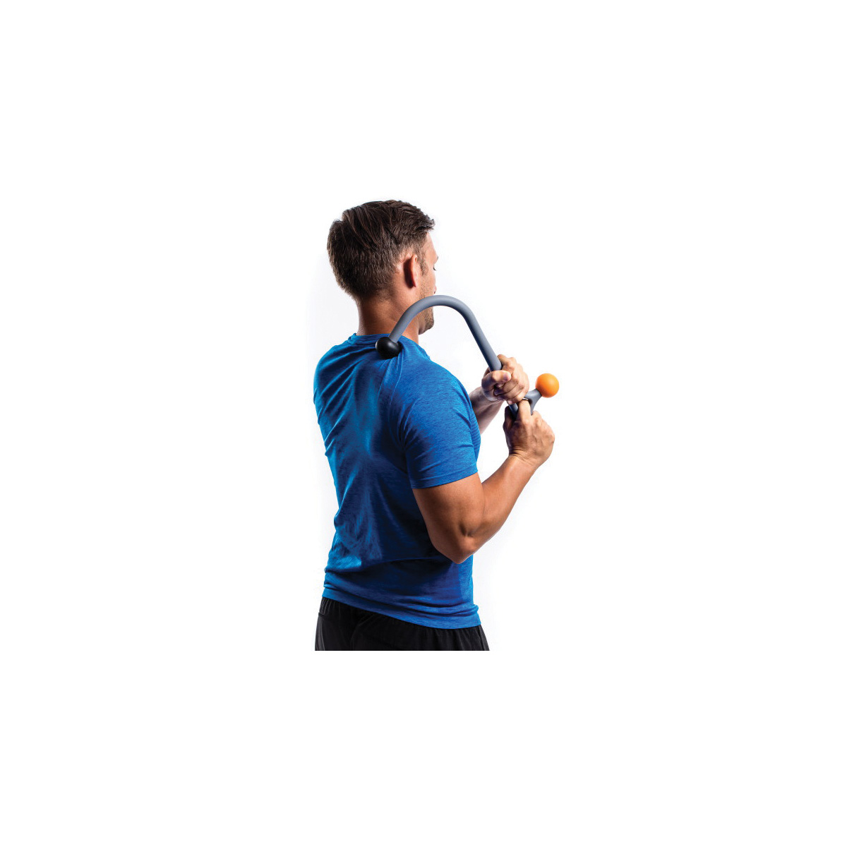 Triggerpoint 4429 AcuCurve Cane, Plastic, Gray/Orange - 4