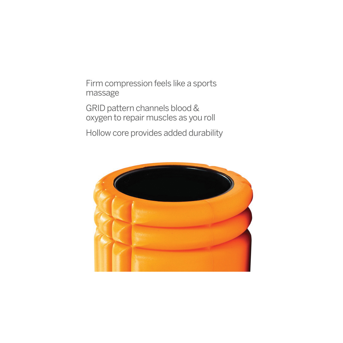 Trigger Point Grid Series 200 Massage Roller, EVA Foam, Orange - 2