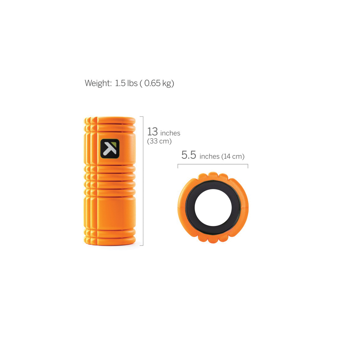 Trigger Point Grid Series 200 Massage Roller, EVA Foam, Orange - 3