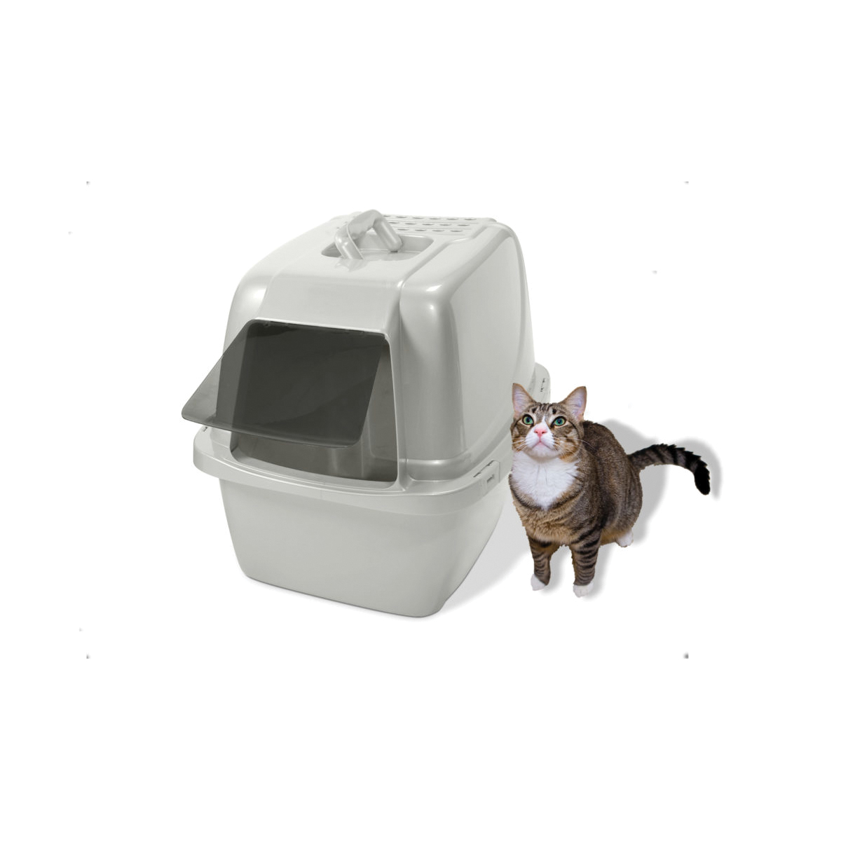 Vanness CP6 Cat Pan, Plastic, White - 2