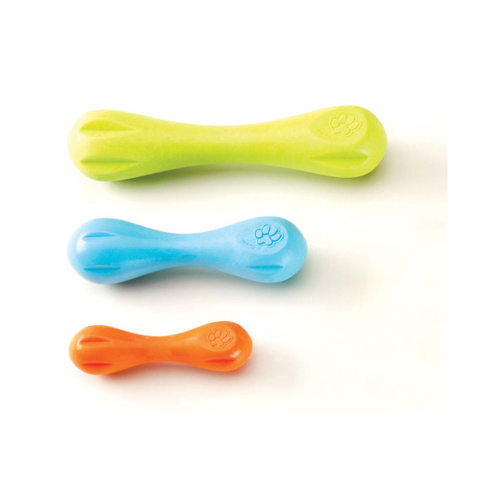 West Paw ZG010TNG Dog Toy, S, Hurley, Plastic, Tangerine - 2