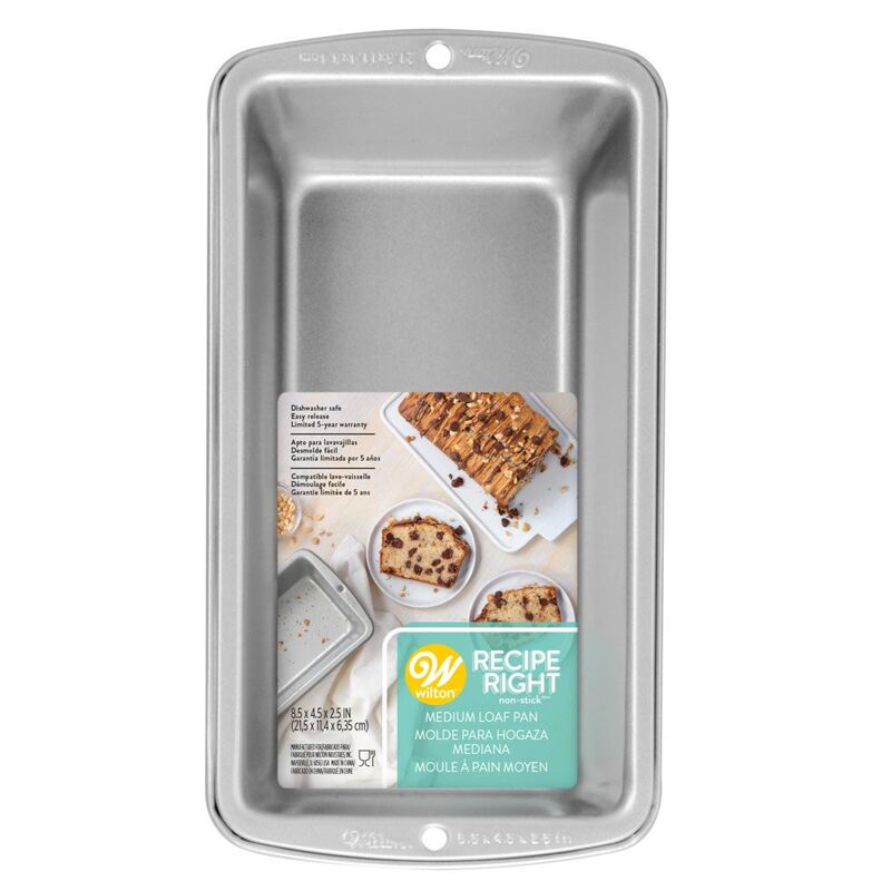 Wilton 2105-950 Loaf Pan, 8-1/2 in L, 4-1/2 in W, 2-1/2 in H, Steel, Dishwasher Safe: Yes - 2