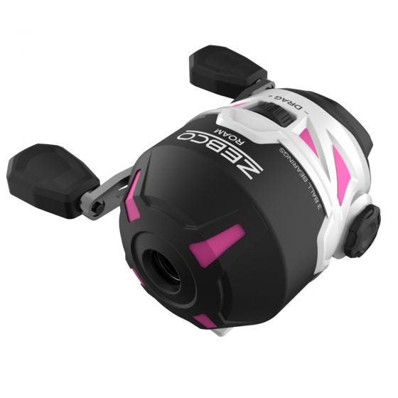 Zebco Roam ROAM3PK602MNS3 Spincast Combo, 6 ft L Rod, 3.6:1 Gear Ratio, Comfort-Grip Handle - 3