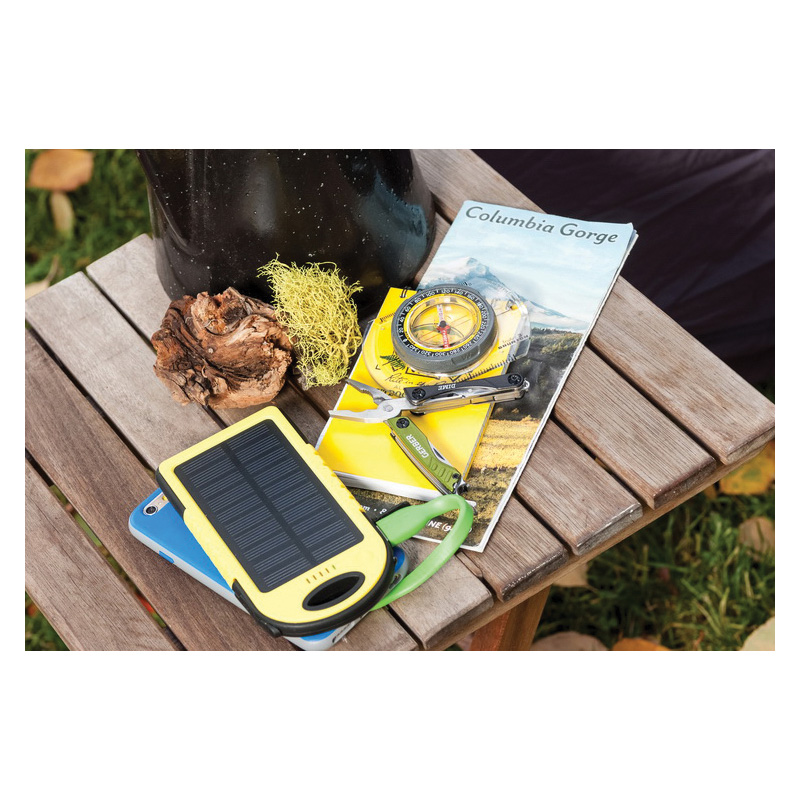 Zgear PB-USB40SO-YL Power Bank, 4000 mAh, 2-USB Port, 2.1 A Output, Black/Yellow - 3
