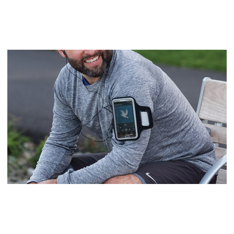 Zgear CC-XXLARMBND Series Arm Band, Specifications: 2XL Size, Neoprene, Black/Clear - 2