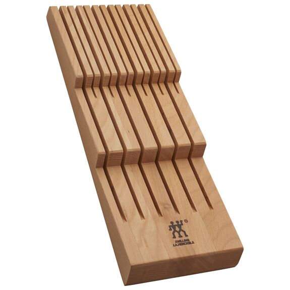 Henckels International 35160-000 In-Drawer Knife Organizer, 6-1/8 in W, 16 in D, Beech - 2
