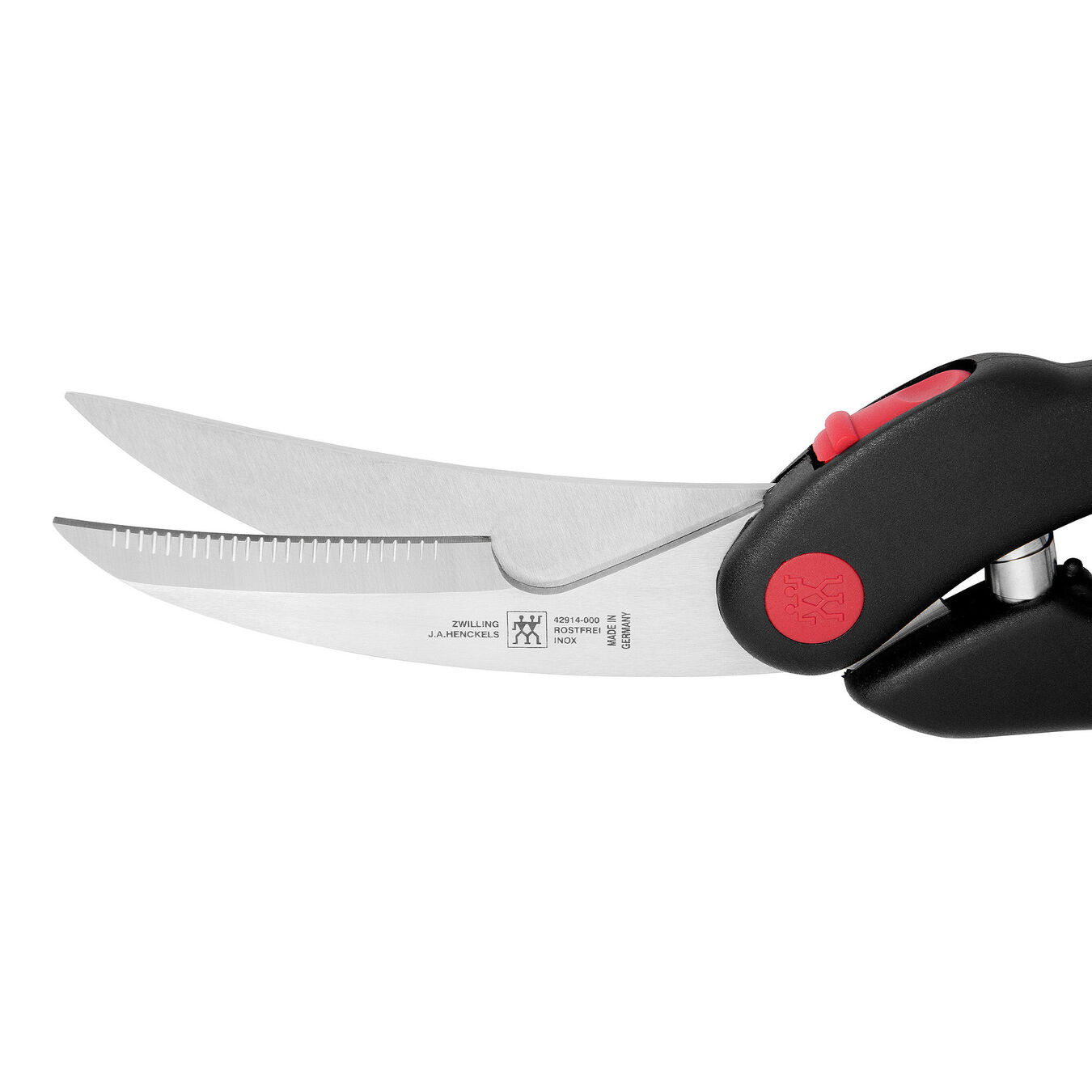 Henckels International 42914-001 Deluxe Poultry Shears, Stainless Steel Blade, Black Handle - 2