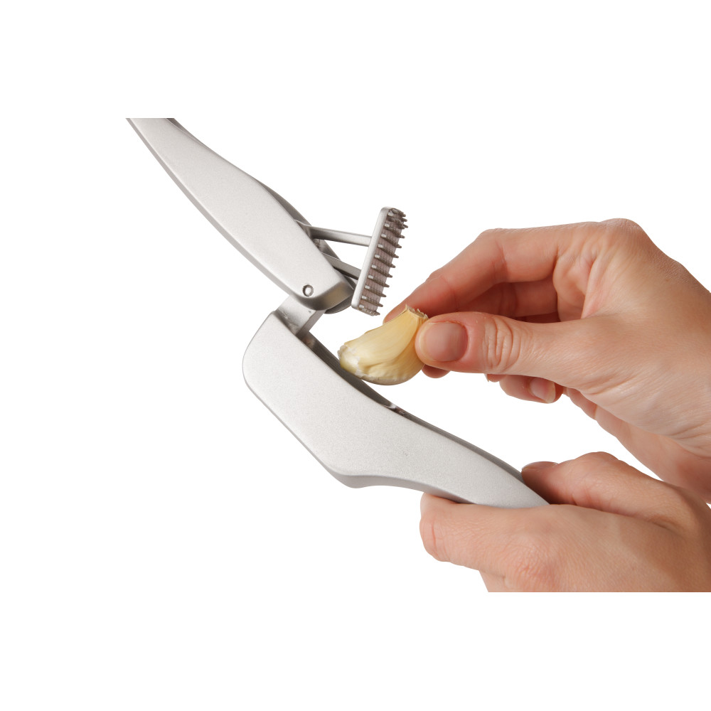 Zyliss 12084 Garlic Press, Aluminum, Ergonomic Handle, 6.1 in L - 2