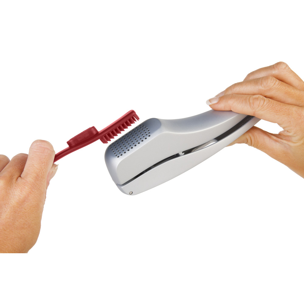 Zyliss 12084 Garlic Press, Aluminum, Ergonomic Handle, 6.1 in L - 3