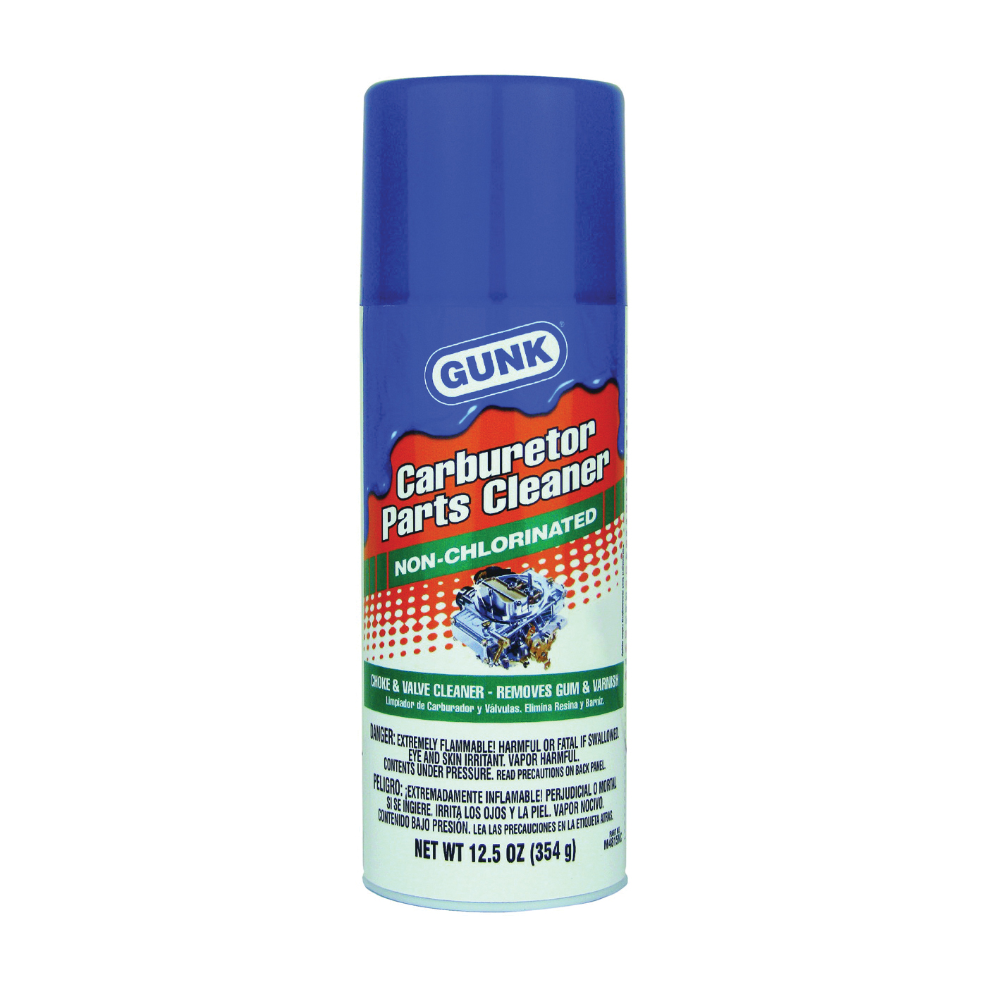 GUNK Carb-Medic M4815NC Carburetor Cleaner, 12 oz Aerosol Can - 1