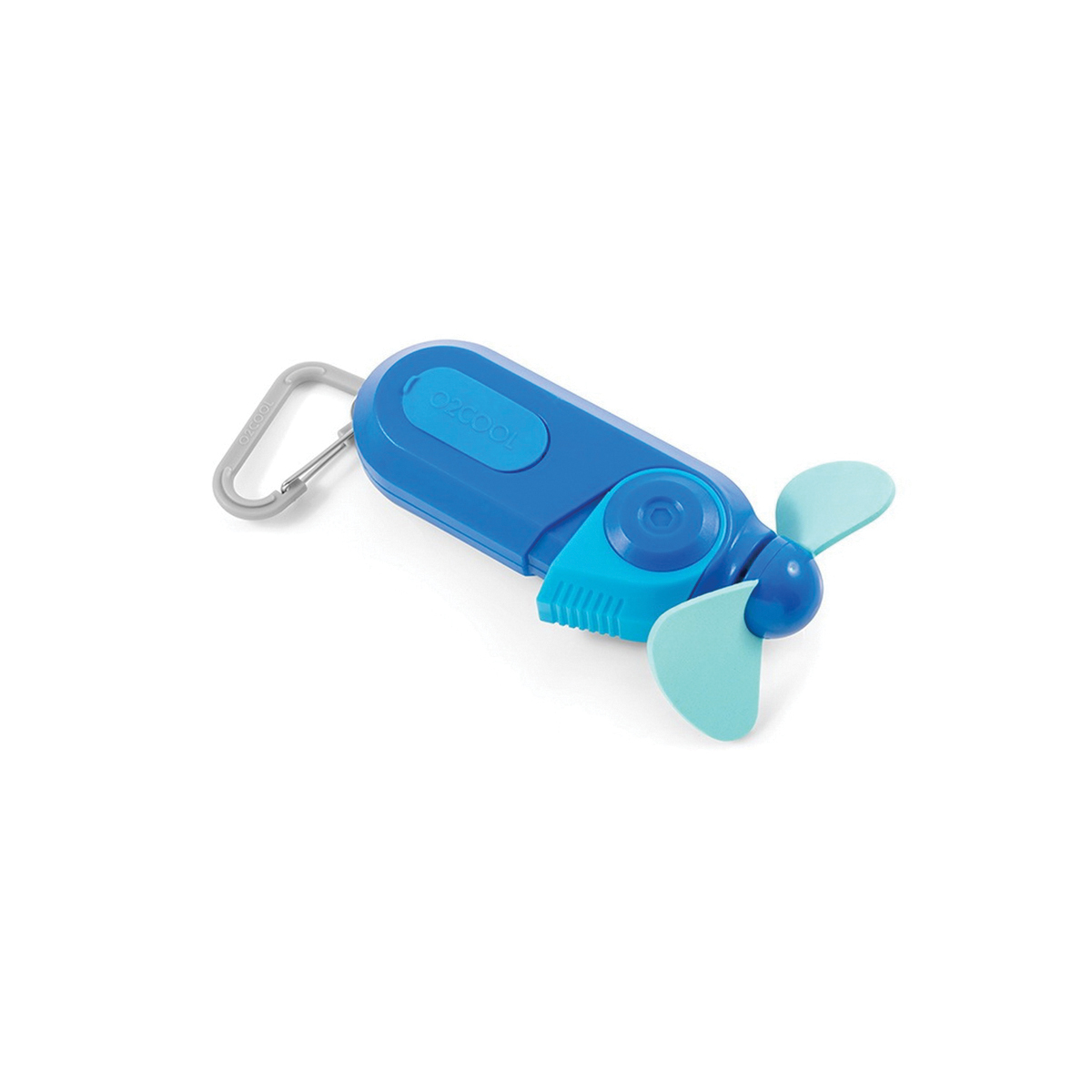 O2Cool FMS0003 Sport Carabiner Misting Fan, 3 in Dia Blade, Assorted - 4