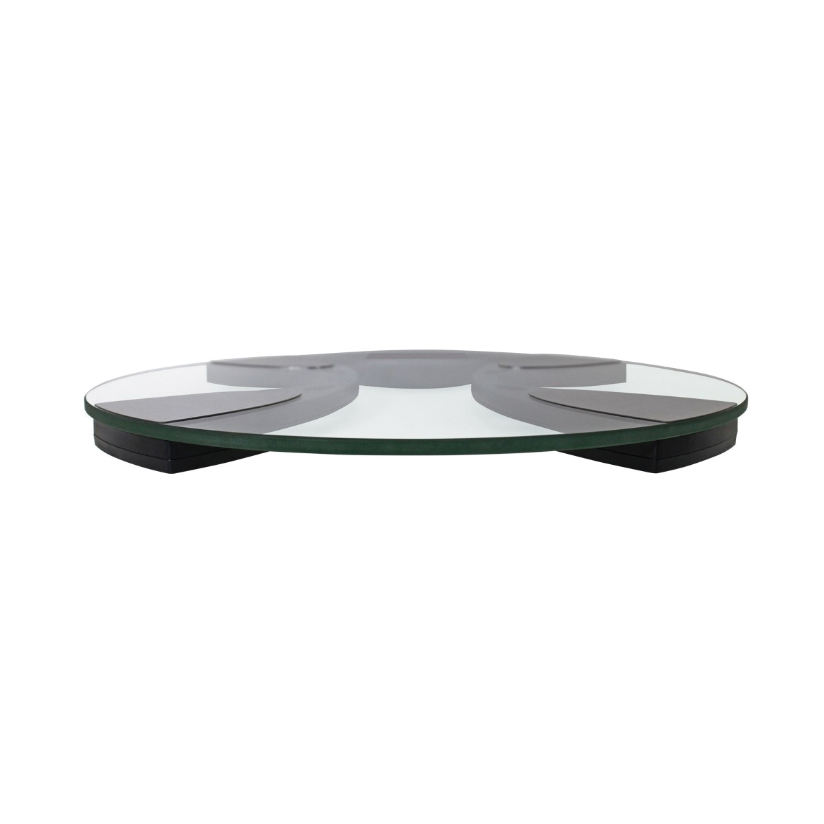 Escali BFBW180 Ultra Slim Body Composition Scale, 400 lb Capacity, LCD Display, Clear, 14 in OAW, 1 in OAH - 2