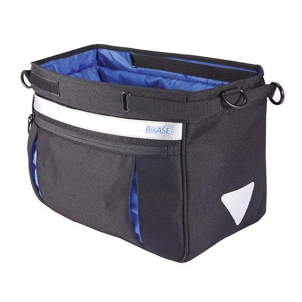 BiKASE 1017 Grocery Pannier, Black/Blue - 5