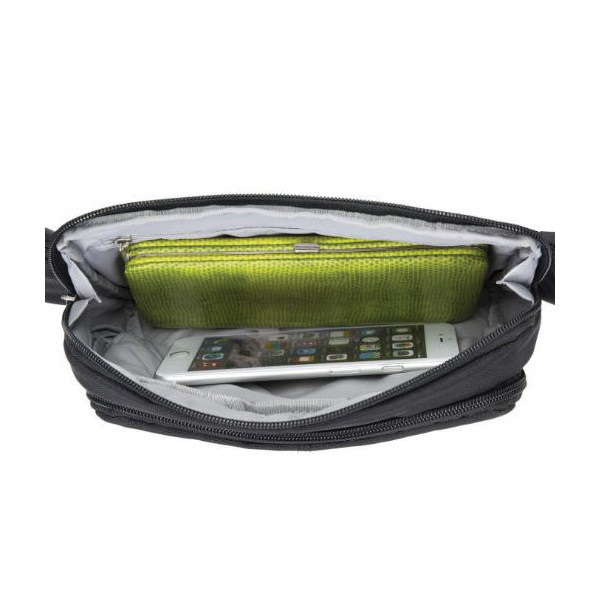 Travelon 42223-500 Anti-Theft Bag, Black, Women's, 1-Main Compartment, Zipper, Polyester - 3