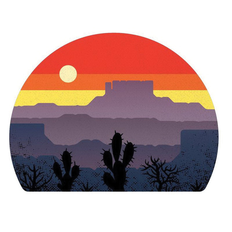 Sticker Art Desert Layers
