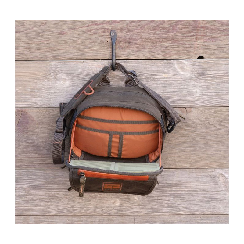 Fishpond Blue River Series BRCP-PM Chest/Lumbar, 366 cu-in Capacity, 15-Pocket, Padded Shoulder Strap, Cotton - 5